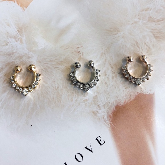 Set of 3 Septum Nose Ring - Picture 3 of 7